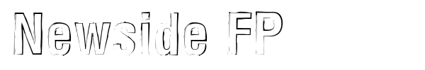 Newside FP font preview